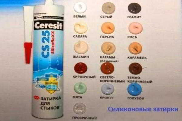 Подробное описание силиконовой затирки (герметик) Церезит CS 25 Подробное описание силиконовой затирки (герметик) Церезит CS 25