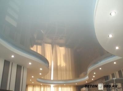 Как верно избрать натяжной потолок