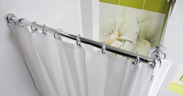 Карниз для душа &ndash; виды и особенности выбора