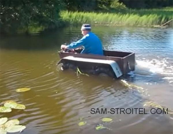 Самодельный мини вездеход из мотоблока