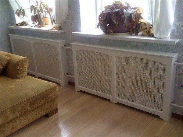 Декоративно-защитные экраны для батарей отопления: разбираемся в разновидностях и материалах Декоративно-защитные экраны для батарей отопления: разбираемся в разновидностях и материалах