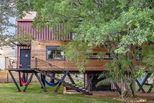 Висячий Дом от Casa Container Marília, Бразилия Висячий Дом от Casa Container Marília, Бразилия