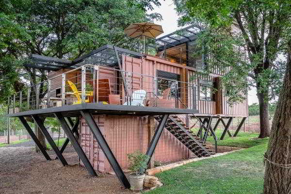Висячий Дом от Casa Container Marília, Бразилия Висячий Дом от Casa Container Marília, Бразилия
