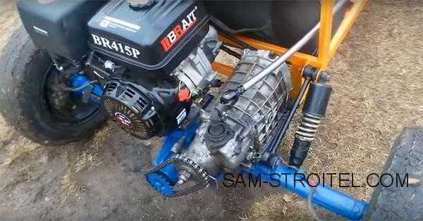 Самодельный багги из запчастей от автомобиля «ВАЗ» Самодельный багги из запчастей от автомобиля «ВАЗ»