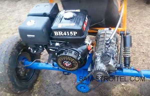 Самодельный багги из запчастей от автомобиля «ВАЗ» Самодельный багги из запчастей от автомобиля «ВАЗ»