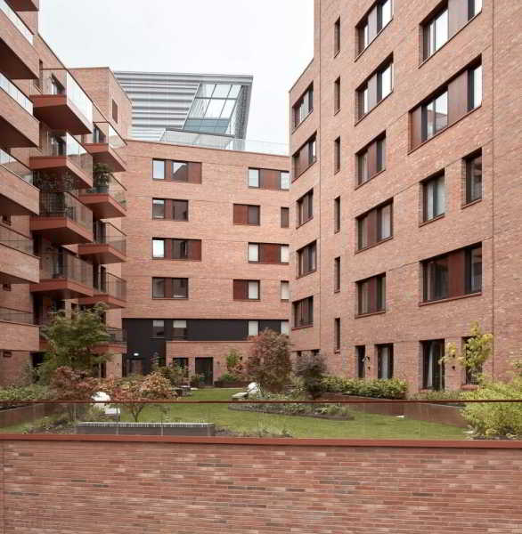 Современный жилой комплекс Munch Brygge в Осло, Норвегия