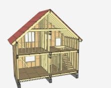 Межкомнатные перегородки в каркасном доме