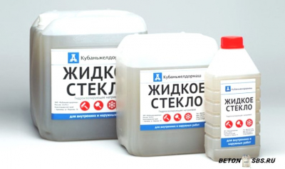 Воздействие водянистого стекла на характеристики цементного раствора