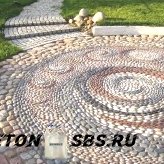 Садовая дорожка из гальки Садовая дорожка из гальки