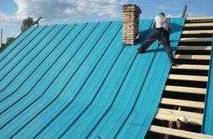 Обход трубы на крыше
Обход трубы на крыше